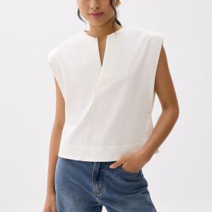 Cotton Boxy Shell Top