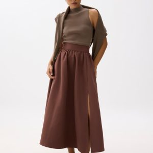 Flare Maxi Skirt